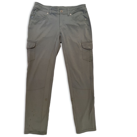 Kuhl Freeflex Cargo Hiking Roll Up | Medium Grey Casual Pants | Size 8 Regular - Picture 3 of 9